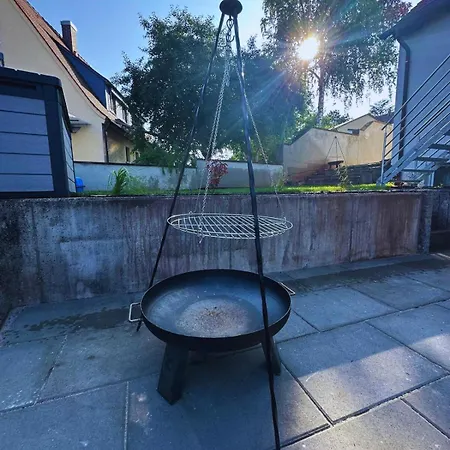 Frankenherz-apartments - Premium Mit Terrasse, Nahe Playmobil-funpark & Zur Messe, Self-check-in Apartment Grosshabersdorf