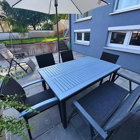 Frankenherz-apartments - Premium Mit Terrasse, Nahe Playmobil-funpark & Zur Messe, Self-check-in * Grosshabersdorf