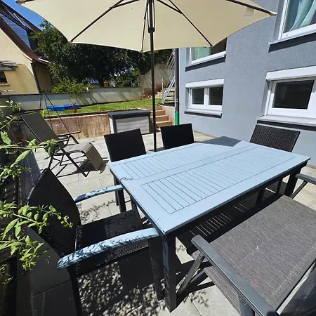 Frankenherz-apartments - Premium Mit Terrasse, Nahe Playmobil-funpark & Zur Messe, Self-check-in * Grosshabersdorf