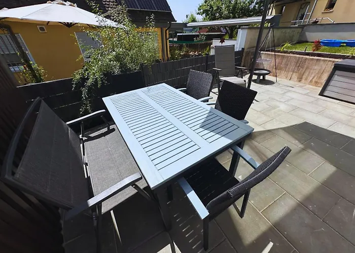 Frankenherz-apartments - Premium Mit Terrasse, Nahe Playmobil-funpark & Zur Messe, Self-check-in * Grosshabersdorf